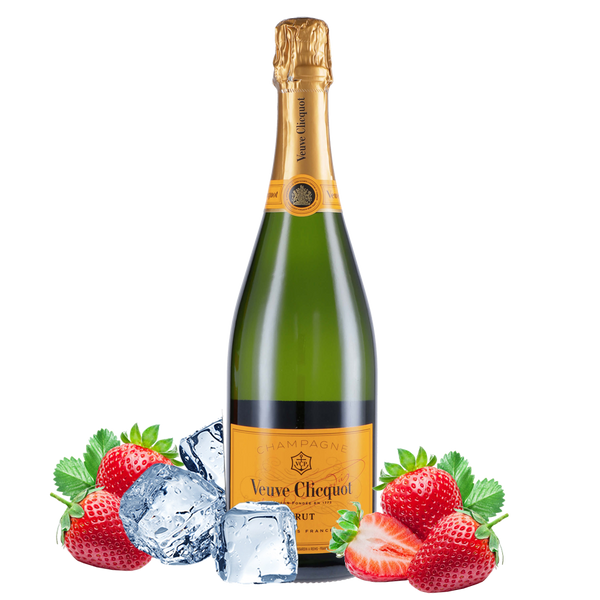Fragole e Champagne Box con Veuve Clicquot - Consegna cibo in veneto - Degustalo | Drink At Home