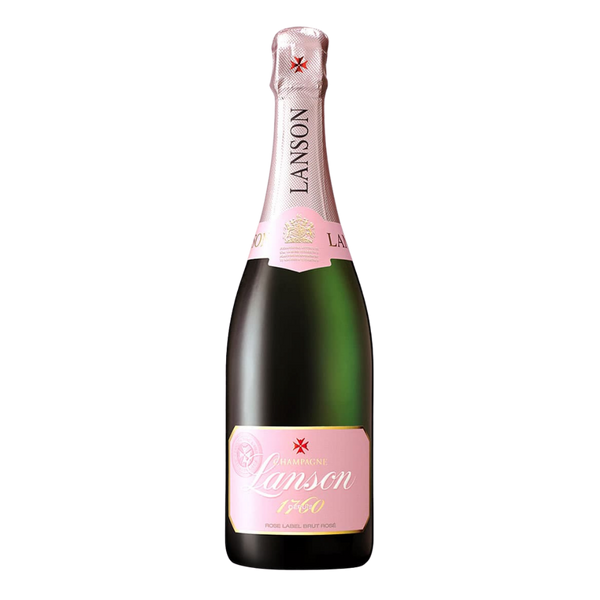 Champagne Brut Rosé AOC Rose Label Lanson - Consegna cibo in veneto - Degustalo | Drink At Home