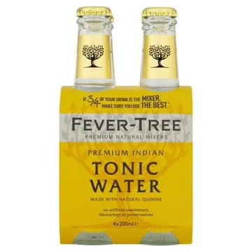4 x Tonica Fever-Tree Premium Indian 20cl