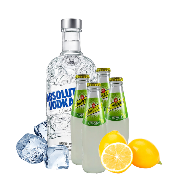 Vodka Lemon Box con Absolut Vodka - Consegna cibo in veneto - Degustalo | Drink At Home
