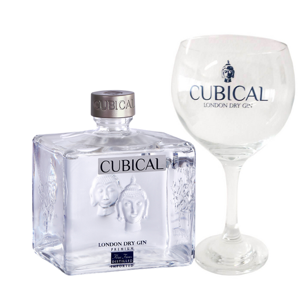 Williams & Humbert Botanic Premium Cubical Gin + 2 Bicchieri in vetro - Consegna cibo in veneto - Degustalo | Drink At Home