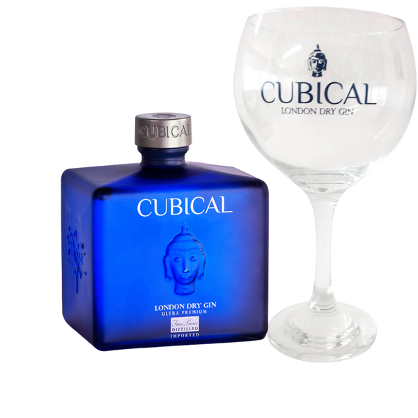 Williams & Humbert Botanic Ultra Premium Cubical Gin + 2 Bicchieri in vetro - Consegna cibo in veneto - Degustalo | Drink At Home