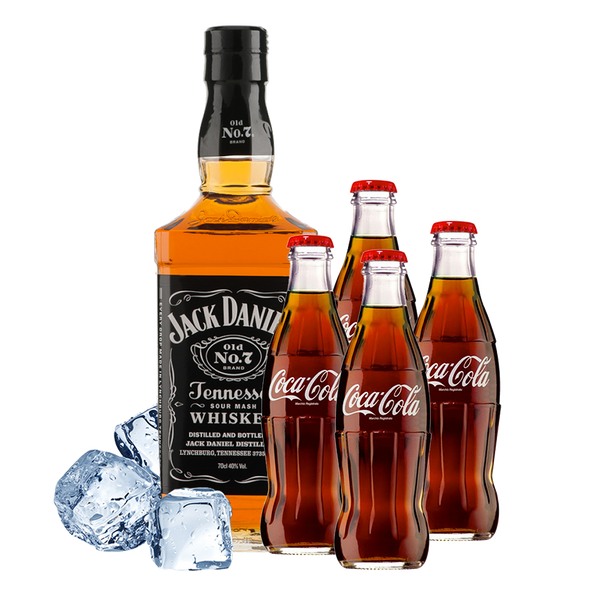Jack Daniel's con Coca Cola box - Consegna cibo in veneto - Degustalo | Drink At Home