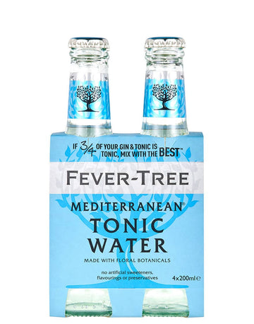 4 x Tonica Fever-Tree Mediterranean  20cl