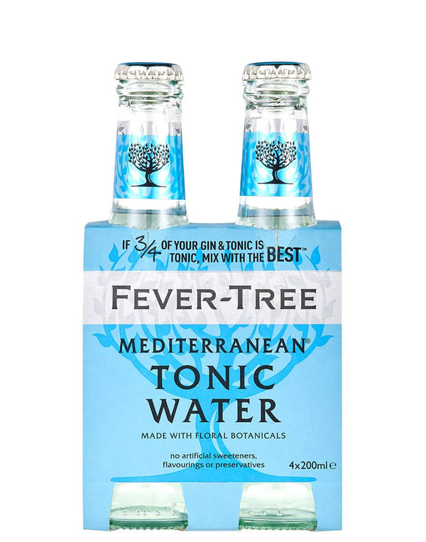 4 x Tonica Fever-Tree Mediterranean  20cl - Consegna cibo in veneto - Degustalo | Drink At Home
