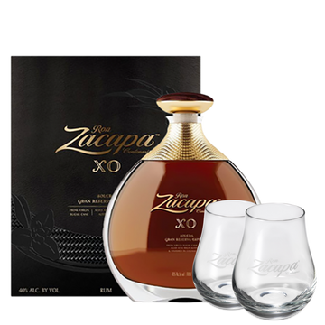 Rum Zacapa XO 25 Anni Centenario Solera Gran Reserva Especial 70cl (Astucciato) +2 Alchemy Glasses in Vetro